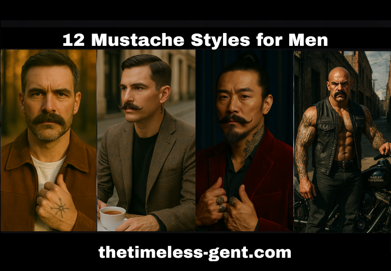 Mustache Styles for Men: 12 Best Looks for 2025