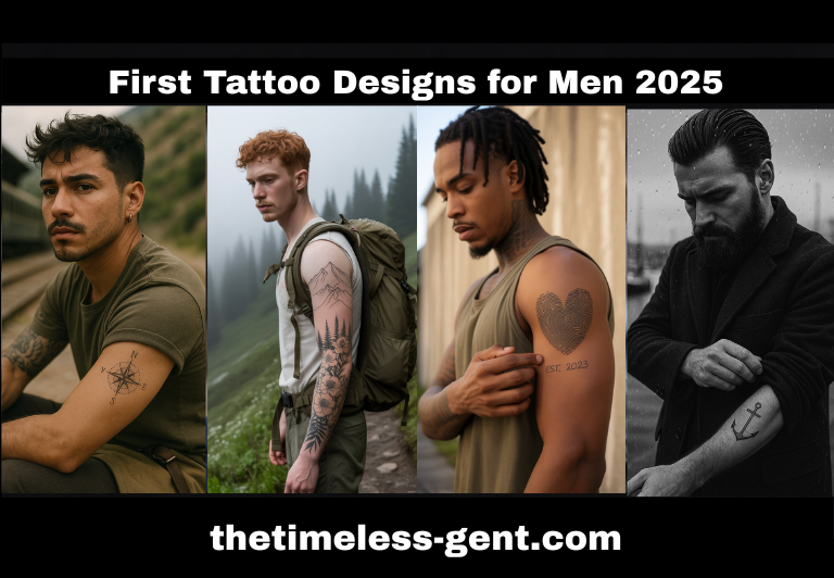 First Tattoo Designs for Men 2025 – 12 Minimal & Meaningful Ideas