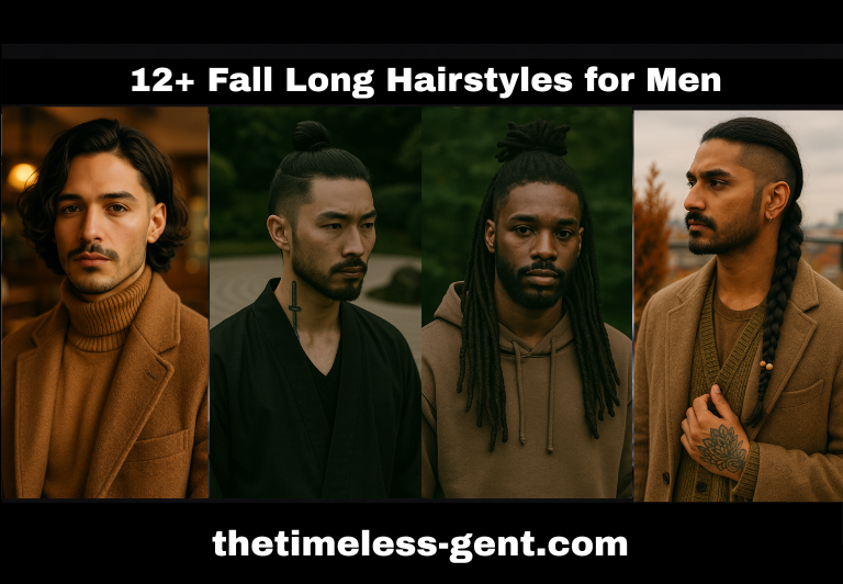 12+ Fall Long Hairstyles for Men