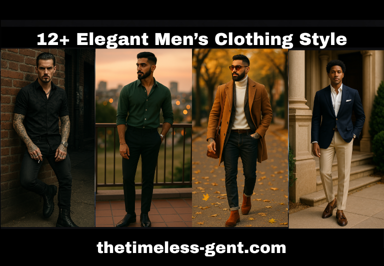 12+ Elegant Men’s Clothing Style Ideas For Every Occasion
