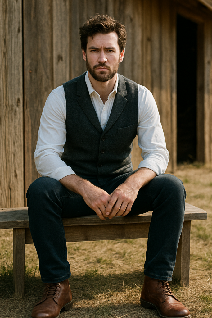 Rustic Country Wedding Look