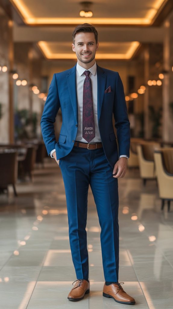 Royal Blue Statement Suit