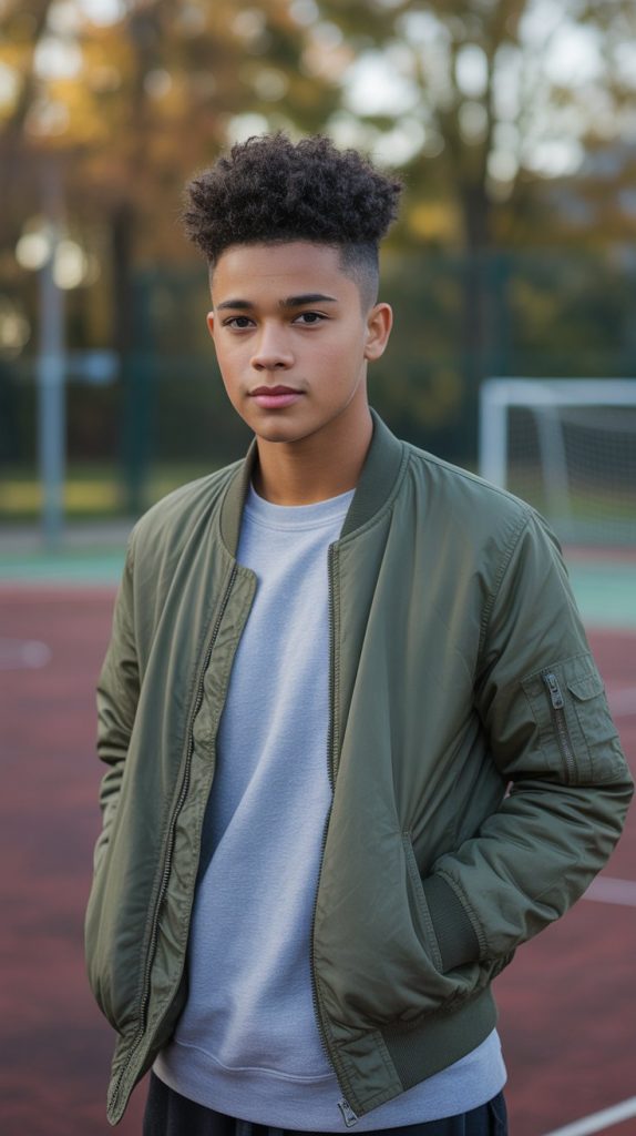 Textured Crop with Drop Fade Textured Crop with Drop Fade