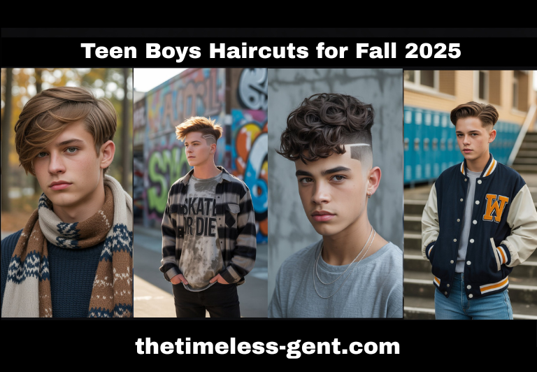 Teen Boys Haircuts for Fall 2025