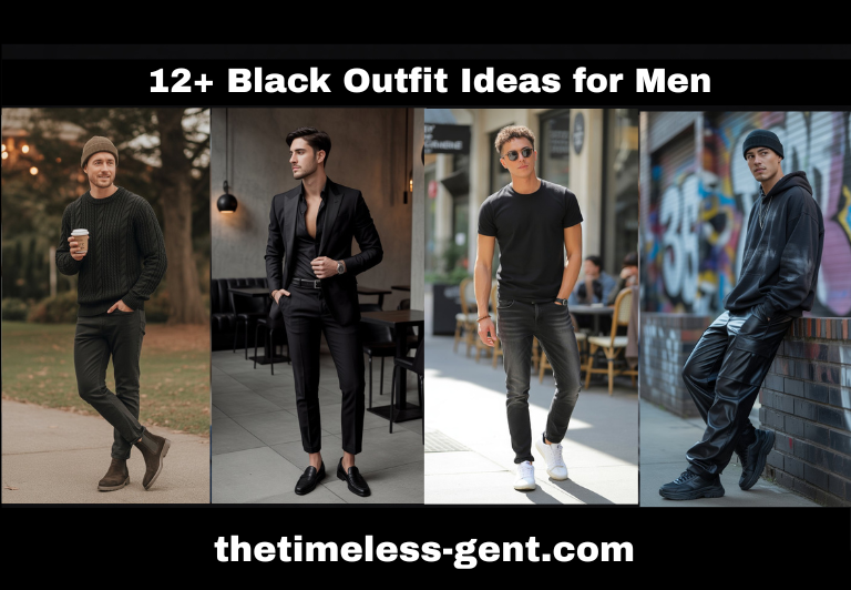 Black Outfit Ideas for Men