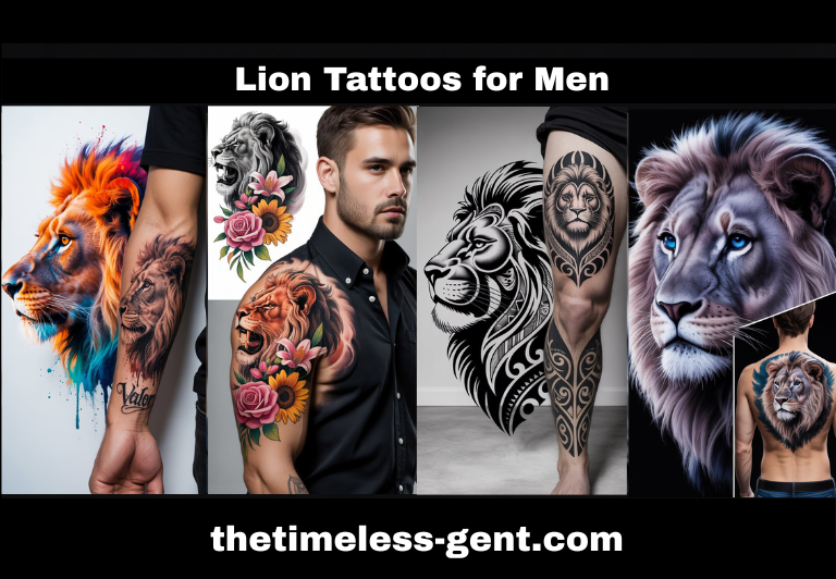 Lion Tattoos for Men