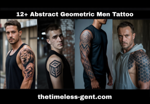 Abstract Geometric Tattoo Men