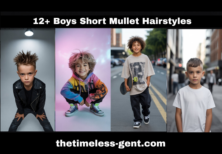 Boys Short Mullet Hairstyles
