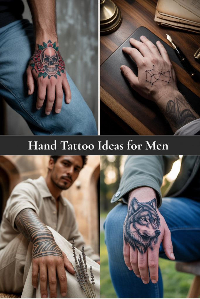 hand tattoo ideas for men