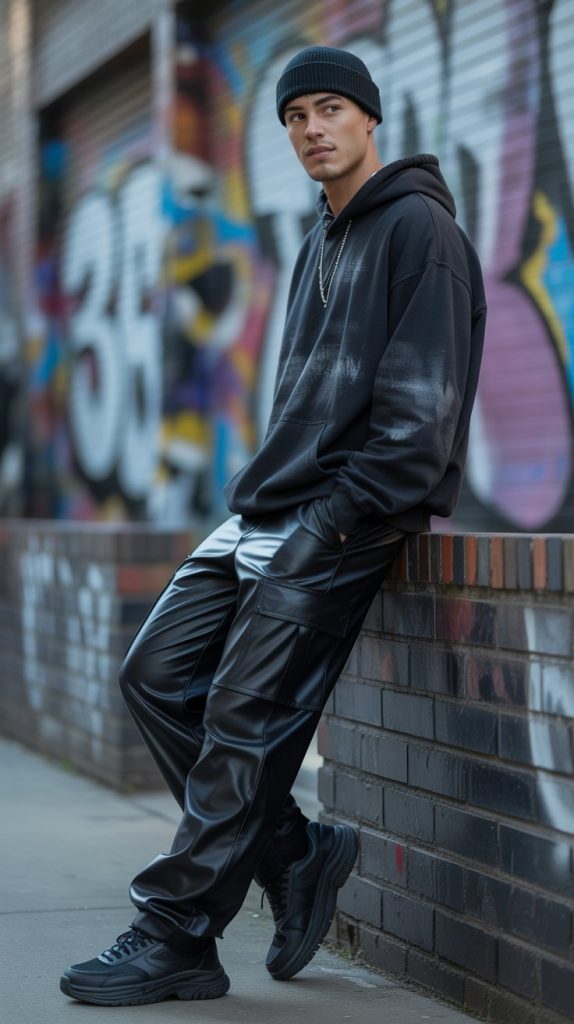 All-Black Streetwear Look All-Black Streetwear Look