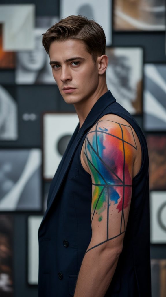  Watercolor + Geometry