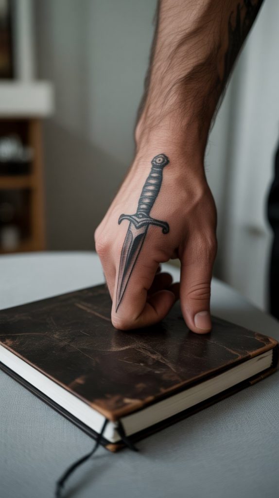 Side-of-Hand Blade Design