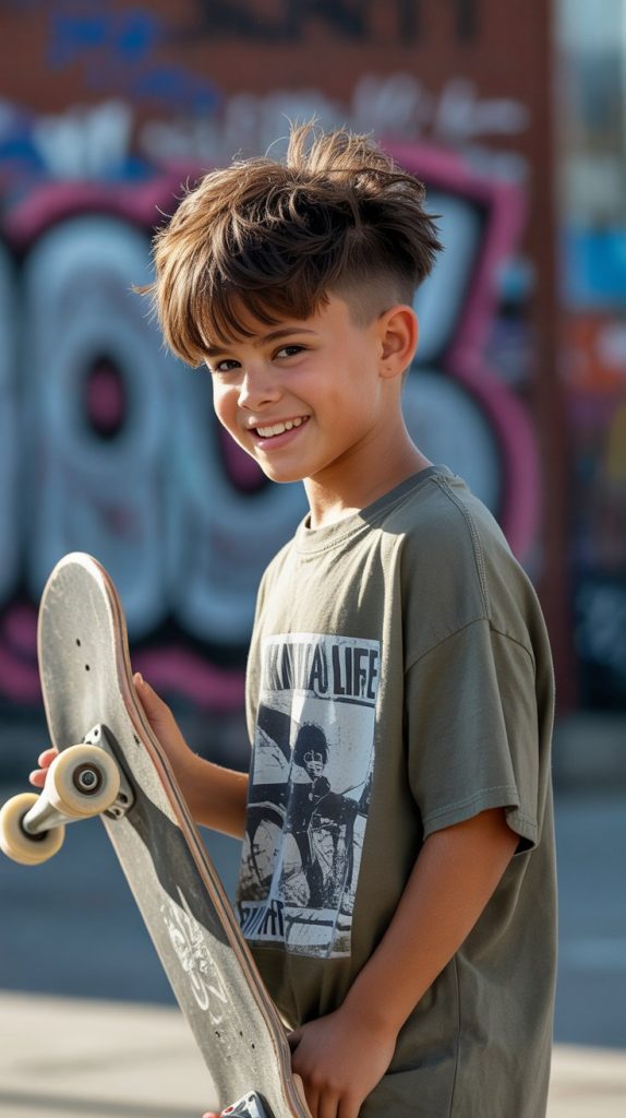 Textured Crop Mullet Textured Crop Mullet