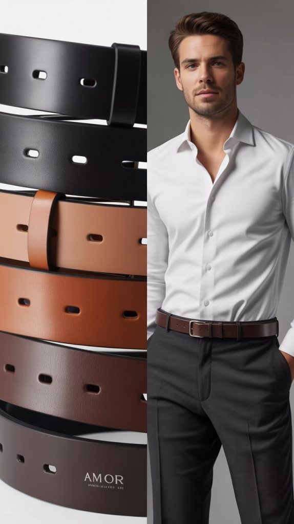 Minimal Leather Belts