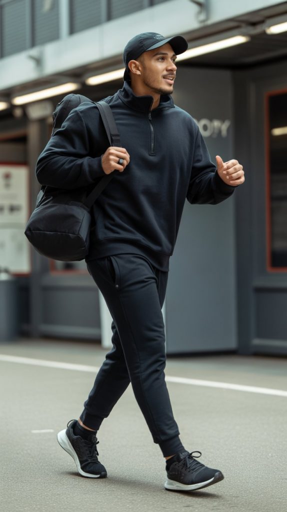 Sporty Athleisure Black Fit Sporty Athleisure Black Fit