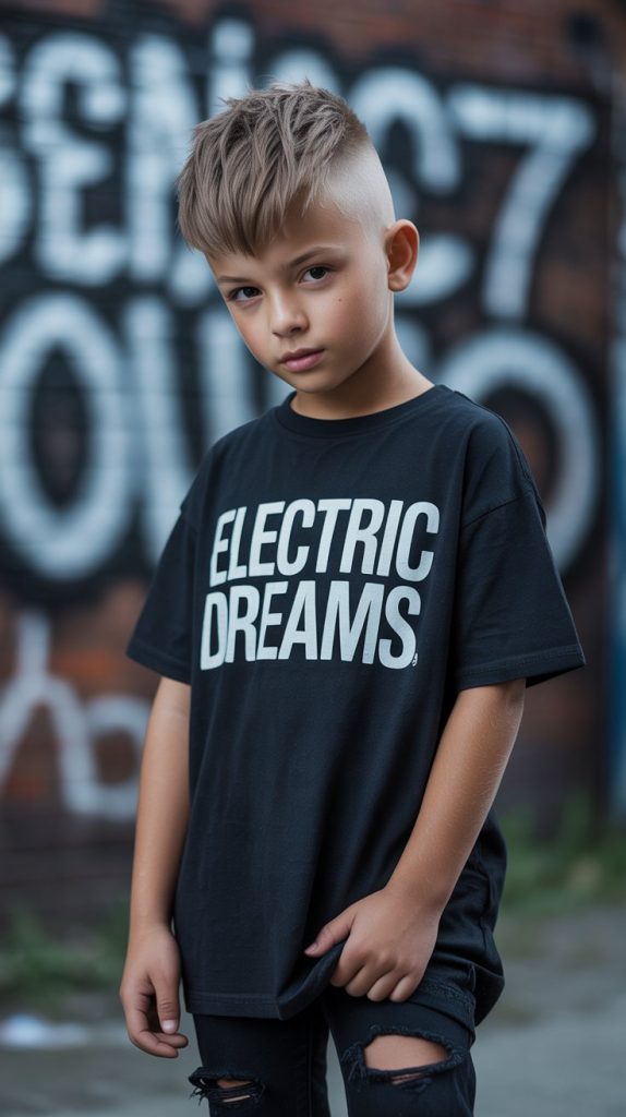 Short Mullet with Shaved Sides Short Mullet with Shaved Sides