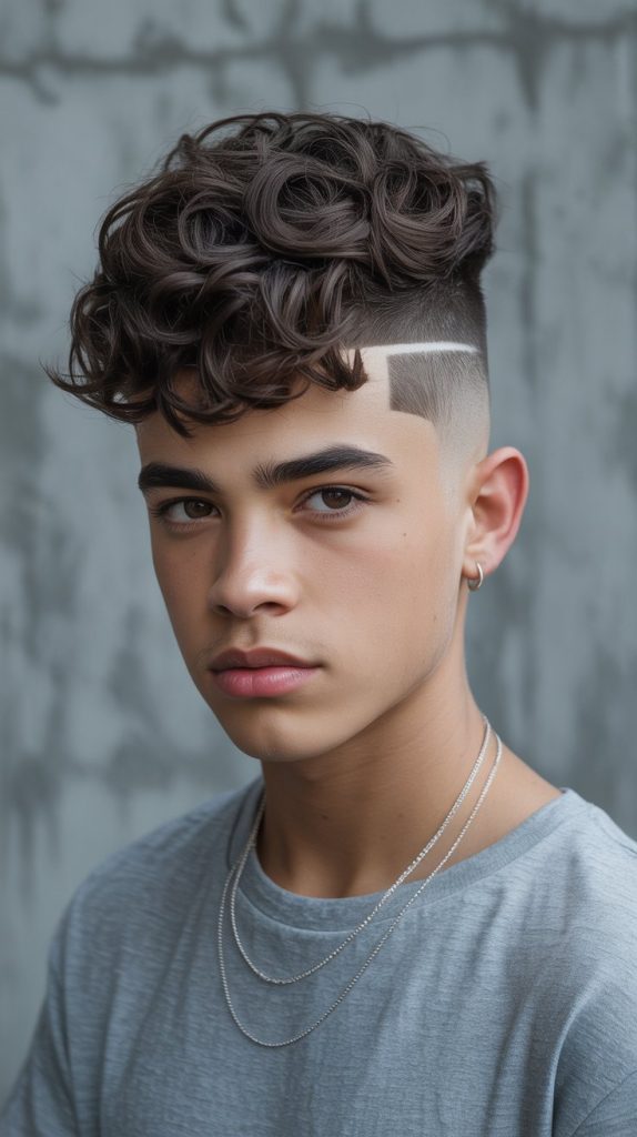 Disconnected Undercut with Curls