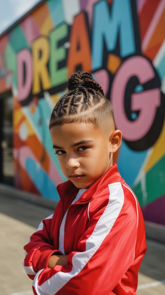 Braided Top with Undercut