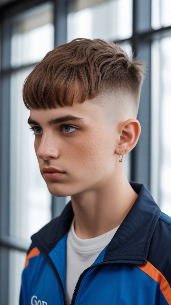 Short Mullet with Fade Short Mullet with Fade