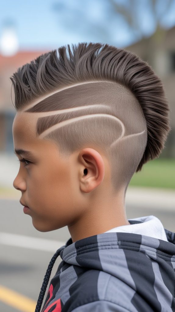 Burst Fade Mohawk