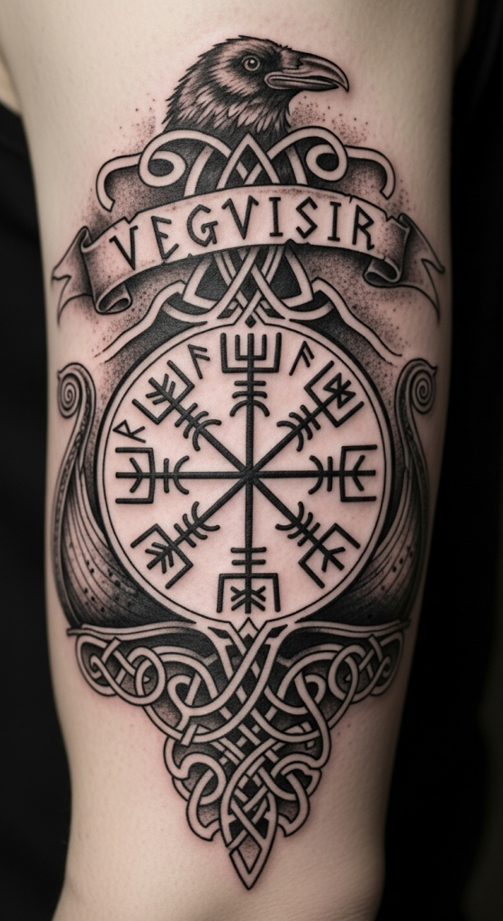 4. Vegvisir (Viking Compass)