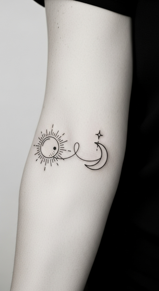 Sun & Moon Tattoos