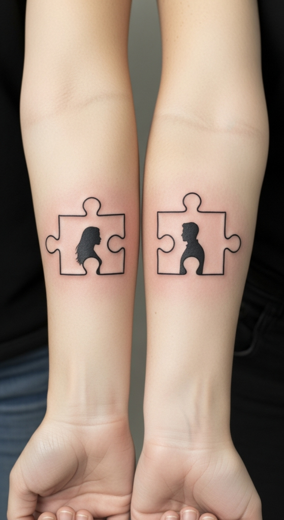 Puzzle Piece Tattoos