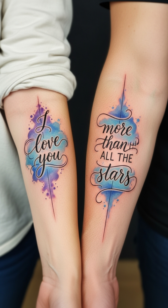 Split Quote Tattoos