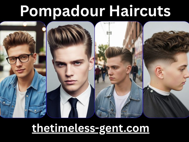 Pompadour Haircuts For Thick Hair Men!